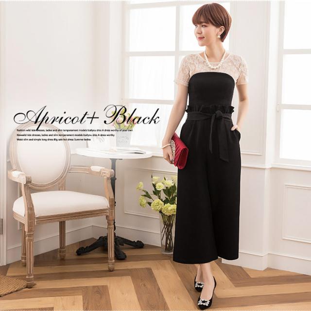 結婚式 パーティードレス パンツ 大きいサイズ 袖あり パンツスーツ フォーマル きれいめ パーティー ドレス パンツドレス パンツスタイの通販はau Pay マーケット Tokyo Solo 商品ロットナンバー