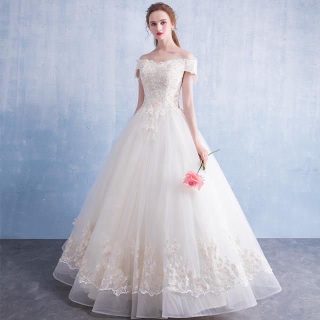 期間限定セール ウェディングドレス 結婚式 花嫁 二次会 パーティードレス プリンセスライン ウエディングドレス ブライダル レース 手作り シャンパン チャンピオン Www Iacymperu Org