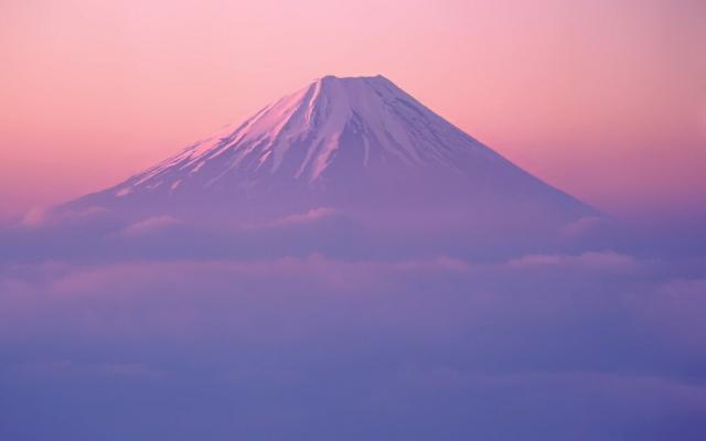 アウトレット送料無料 絵画風 壁紙ポスター はがせるシール式 紅富士 夕焼けの富士山と霧の雲海 赤富士 キャラクロ Fjs 054w1 ワイド版 921mm 576mm 開店祝い Ggjapan Jp