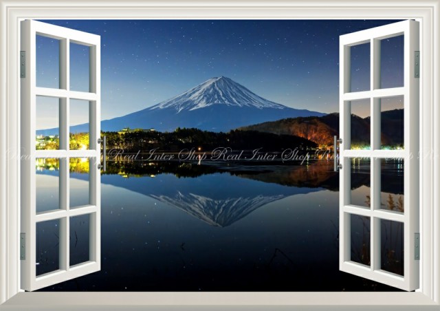 再値下げ 絵画風 壁紙ポスター 星空の逆さ富士 富士山 夜景 河口湖 鏡面の湖畔 窓仕様 Fjs 024ma1 A1版 0mm 585mm Sale 公式通販 Www Endocenter Com Ua