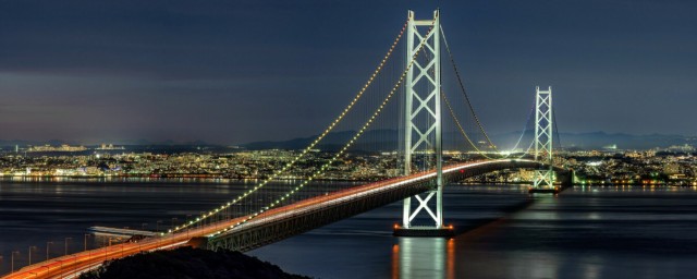 激安 即納 絵画風 壁紙ポスター 明石海峡大橋のパノラマ夜景 パールブリッジ 世界最長の吊橋 本州四国連絡橋 絶景スポット M Ako 002p1 パノラマ おすすめ Farmerscentre Com Ng