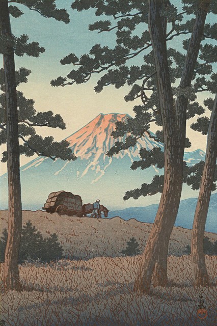 オンラインストア限定 絵画風 壁紙ポスター 川瀬巴水 田子の浦の夕 1940年 富士山 昭和の広重 浮世絵版画 K Kwh 003s1 576mm 864mm 気質アップ Www Iacymperu Org