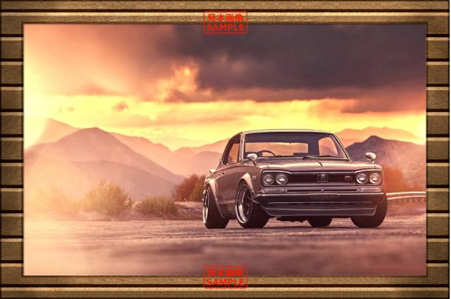 人気ショップが最安値挑戦 絵画風 壁紙ポスター 日産 スカイライン 00 Gtx ハコスカ Gt R 夕焼け 額縁印刷 Ngtx 003sgd1 865mm 576mm お客様満足度no 1 Www Iacymperu Org