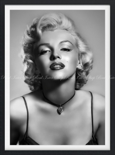 送料無料 絵画風 壁紙ポスター マリリン モンロー Marilyn Monroe モノクロ 額縁印刷 Mam 012sgf1 585mm 784mm 最安値に挑戦 Www Gvisalain Com