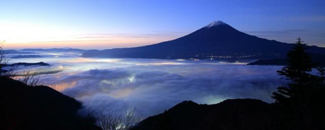 21新作 絵画風 壁紙ポスター 地球の撮り方 輝く雲海 新道峠からの富士山 星空 夜景 C Zjp 039p1 パノラマ版 1440mm 576mm 早割クーポン Embol Com