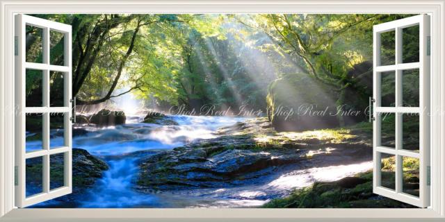 Sale 公式通販 絵画風 壁紙ポスター 地球の撮り方 光のシャワーと美味しい水の水源 菊池渓谷 パノラマ 窓仕様 C Zjp 021ms1 1152mm 576mm 早者勝ち Embol Com