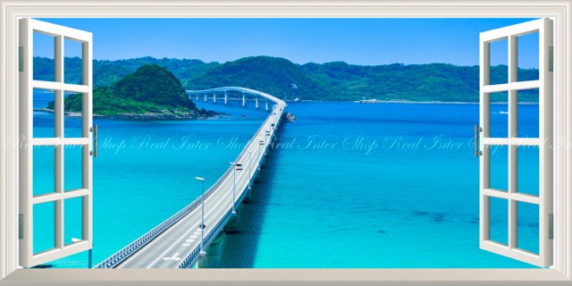 流行に 絵画風 壁紙ポスター 地球の撮り方 日本一美しい橋 山口県の角島大橋の絶景 パノラマ 日本の絶景 窓仕様 C Zjp 045ms1 1152mm お客様満足度no 1 Carlavista Com