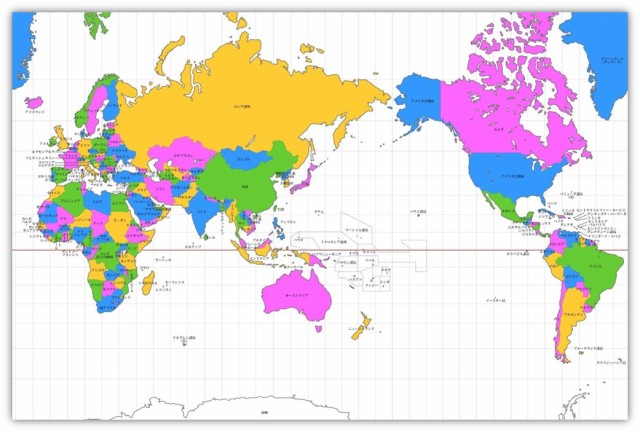 春の最新作 送料無料 絵画風 壁紙ポスター 世界地図 メルカトル図法 キャラクロ Wmp 007s1 870mm 576mm 超美品 Sportunia Com