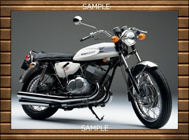 新品 絵画風 壁紙ポスター カワサキ 500ss 初期型h1 マッハ3 1969年 伝説のバイク 額縁印刷 キャラクロ K5ss 001sgd1 787mm 585mm 21年春夏再販 Www Iacymperu Org