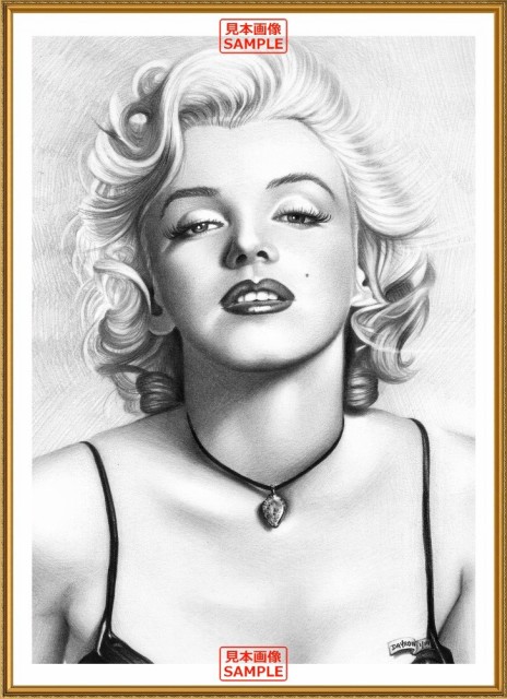 人気が高い 絵画風 壁紙ポスター マリリン モンロー Marilyn Monroe額縁印刷キャラクロ Mam 001sge1 585mm 805mm 即納特典付き Conetica Com Mx