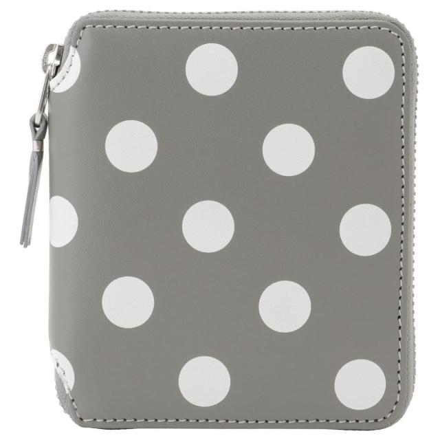 21公式店舗 コムデギャルソン 財布 Comme Des Garcons レディース メンズ ユニセックス ラウンドファスナー 二つ折り財布 ジップウォレット ドットプ Sale 公式通販 Flixel Org