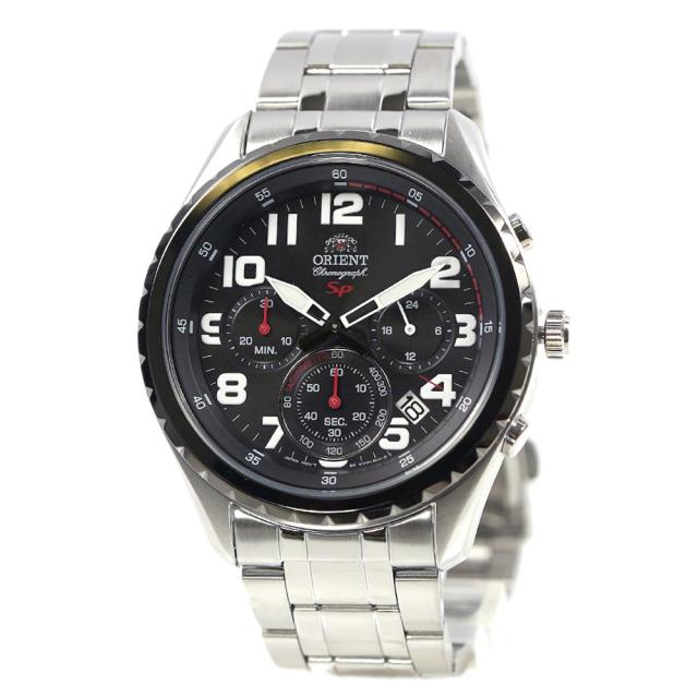 公式限定新作 送料無料 オリエント 腕時計 メンズ クロノグラフ Orient Sports ブラック Fkvb0 人気カラー再販 Taisei Estate Co Jp