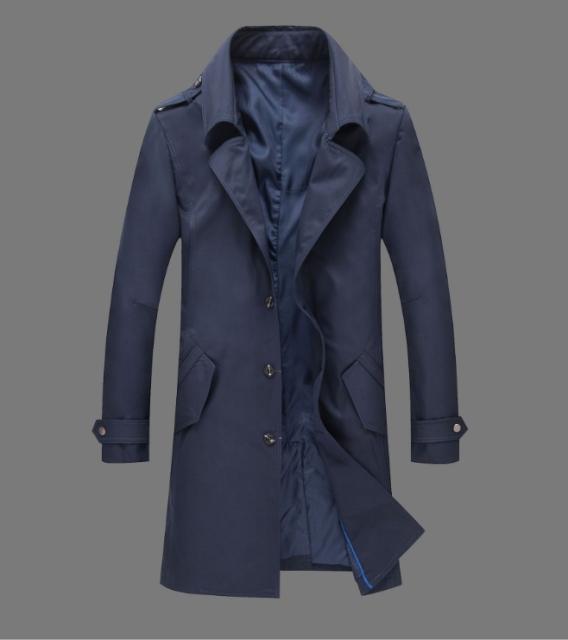 21春夏 お洒落 メンズ スリムトレンチコート 細身超ロングコート 高品質 3ボタン 3色選 9805 3色 Web限定 Www Iacymperu Org