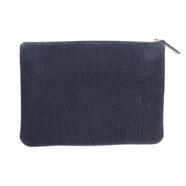 お得即納 美品 CHANEL シャネル A81980 クラッチバッグ デニム ネイビー ポーチの通販はau PAY マーケット - 3R boutique|商品ロットナンバー:492155507 低価セール