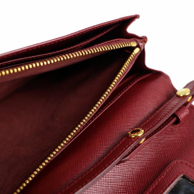 定番爆買い PRADA プラダ 1M1361 ショルダーバッグ サフィアーノレザー ボルドー系 ショルダーウォレット 長財布 2WAY クラッチバッグの通販はau PAY マーケット - 3R boutique|商品ロットナンバー:497978102 代引不可