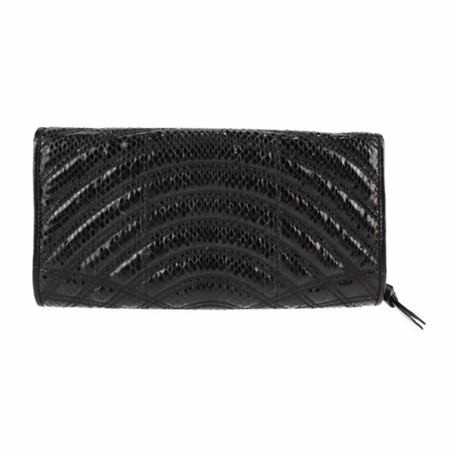 再入荷格安 超美品 BOTTEGAVENETA ボッテガヴェネタ 長財布 パイソン ブラックの通販はau PAY マーケット - 3R boutique|商品ロットナンバー:503556168 低価国産