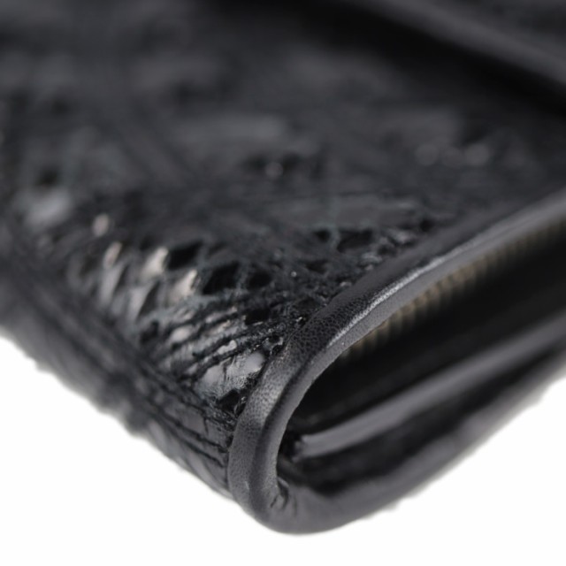 再入荷格安 超美品 BOTTEGAVENETA ボッテガヴェネタ 長財布 パイソン ブラックの通販はau PAY マーケット - 3R boutique|商品ロットナンバー:503556168 低価国産