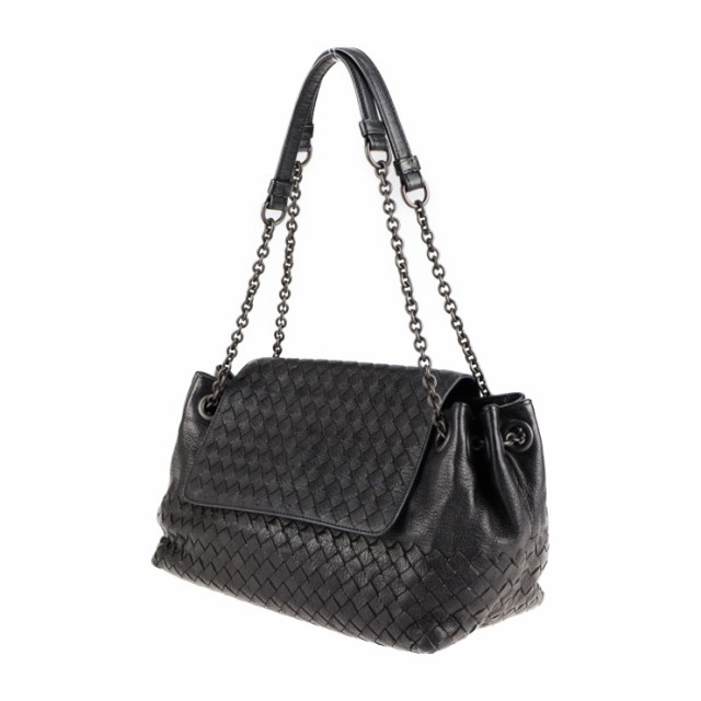 低価格安 美品 BOTTEGAVENETA ボッテガヴェネタ イントレチャート 405696 ショルダーバッグ レザー ブラック チェーンの通販はau PAY マーケット - 3R boutique|商品ロットナンバー:504542985 低価豊富な