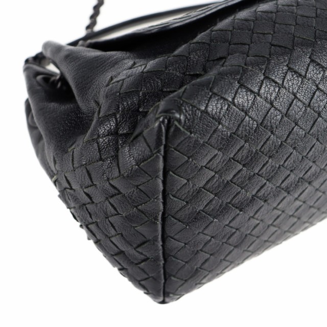 低価格安 美品 BOTTEGAVENETA ボッテガヴェネタ イントレチャート 405696 ショルダーバッグ レザー ブラック チェーンの通販はau PAY マーケット - 3R boutique|商品ロットナンバー:504542985 低価豊富な