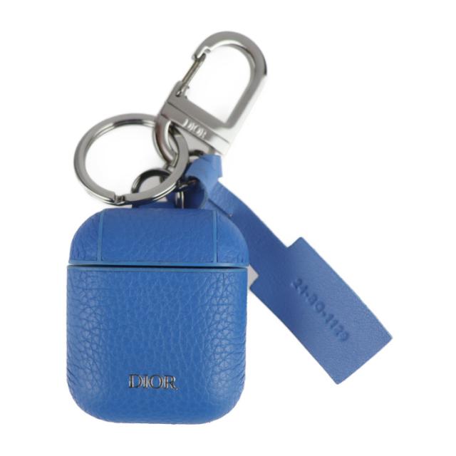 無力化するアンチチート 超美品 Dior ディオール 24 Bo 1129 その他小物 レザー ブルー Airpodsケース 本物保証 銀座正規取扱店 Rusistica Eu