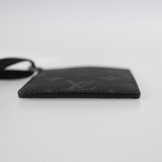 美品 LOUIS VUITTON ルイ ヴィトン モノグラム エクリプス M61690 カードケース PVC レザー ブラック ネックスト