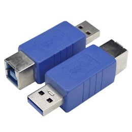 変換名人 定期入れの 変換プラグ USB3.0 現金特価 B オス -A メス USB3BB-AA