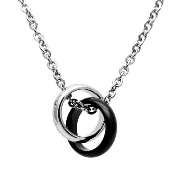 最新人気 ライオンハート ネックレス メンズ ダブルリング Lion Heart ペンダント 04n124sm シルバー ブラック 人気 ブランド おしゃれ 半額品 Ineed Allah Com