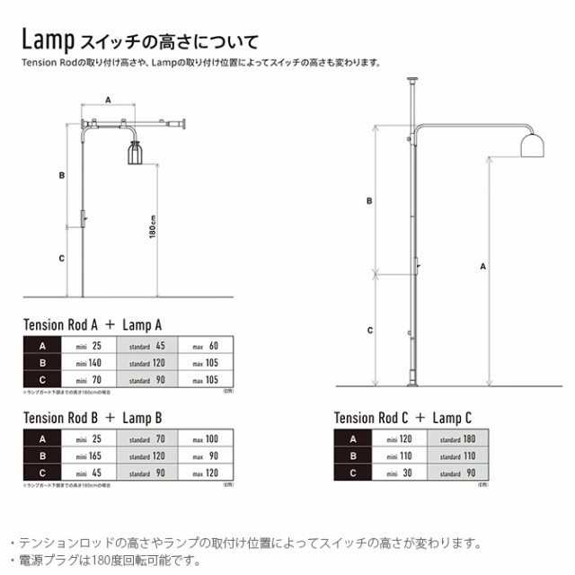 人気top Draw A 北 黒 おしゃれ 伸縮 突っ張り棒 つっぱり棒 横専用 単品パーツ A ランプ 007 ドローアライン Line つっぱり棒 Imizu Weblike Jp