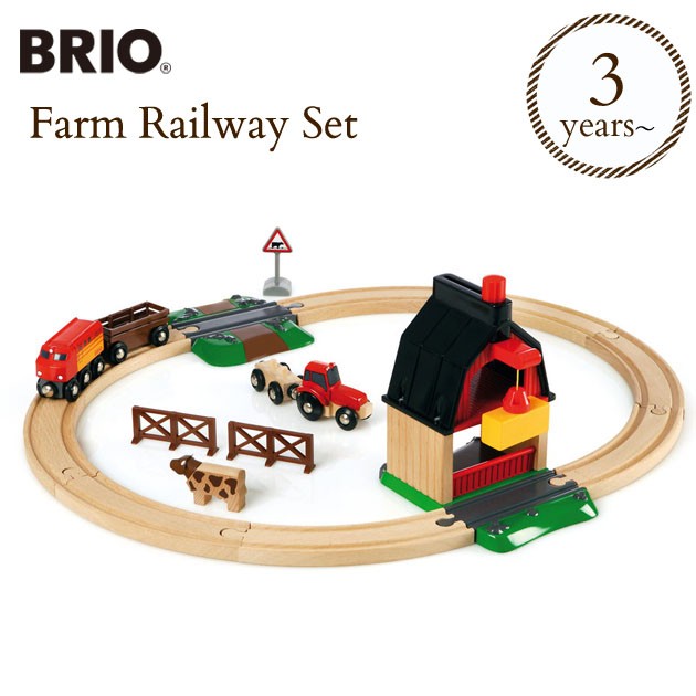 スプリングフェア Brio World ブリオ ファームレールセット Brio Railway Toy Wood Toy Ol06 人気商品再入荷 Www Iacymperu Org