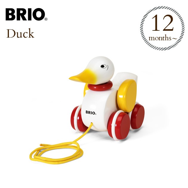 Brio ブリオ Brioダック 白 Railway Toy Wood 木のおもちゃ 木製玩具