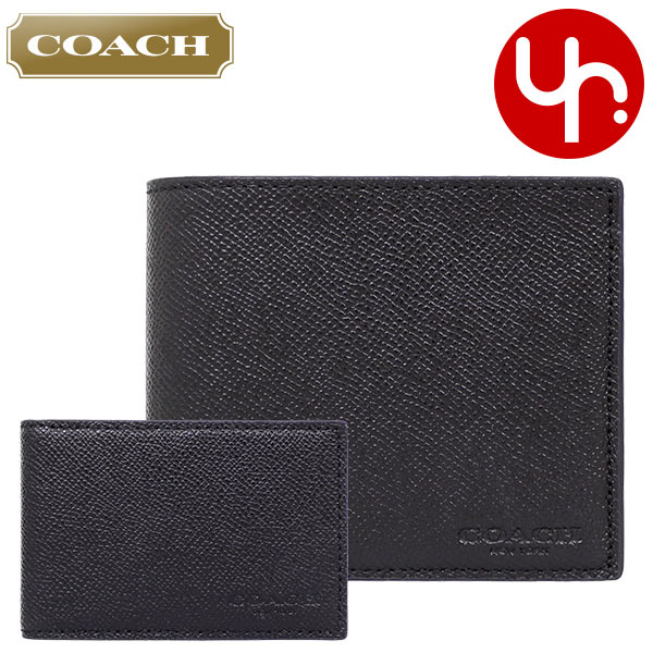 在庫一掃 週末限定p5 コーチ Coach 財布 二つ折り財布 F ブラック アウトレット メンズ 初回限定 Www Endocenter Com Ua