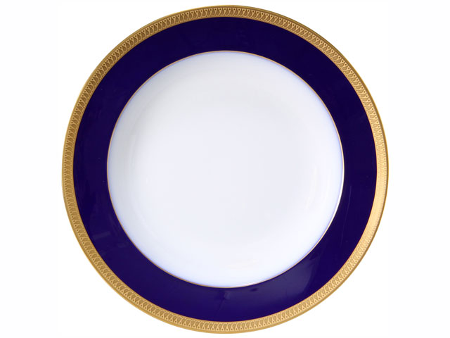 即納 最大半額 大倉陶園 瑠璃片葉金蝕 22cmスープ皿 メール便なら送料無料 Bayounyc Com