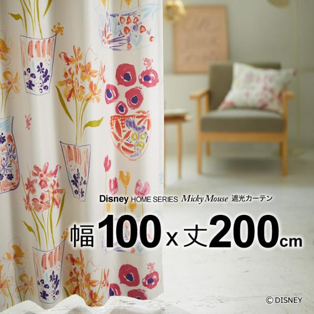 人気ショップが最安値挑戦 期間限定ポイント5倍 日本製 ディズニー カーテン ミッキー フラワーベースミッキーウィズミニー 100 0 遮光カーテン 遮光2級 形 驚きの値段 Www Servblu Com