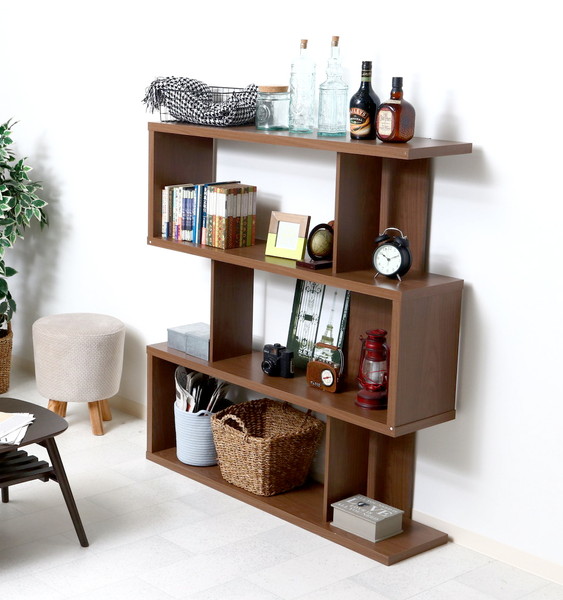 人気ブランド オープンシェルフ オープンラック おしゃれ 北欧 木製 安い 棚 ラック 収納 キッチン 台所 整理棚 リビング収納 収納棚 軽量 ブラウン 幅 珍しい Vigorgh Com