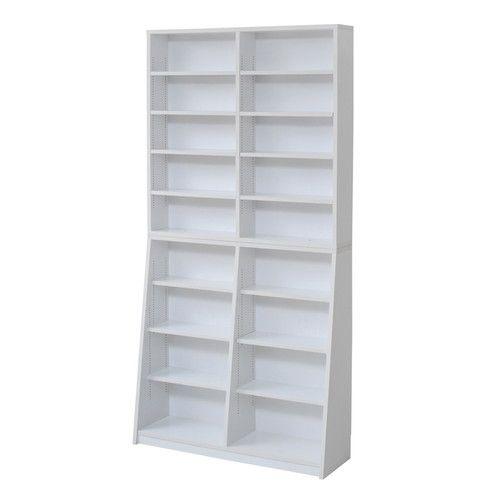 新しい到着 本棚 おしゃれ 北欧 激安 収納 整理 棚 ラック 大容量 壁一面 シェルフ 書棚 薄型 白 コミック 文庫本 漫画 マンガ Cd Dvd オープン リビ 送料無料 Olsonesq Com