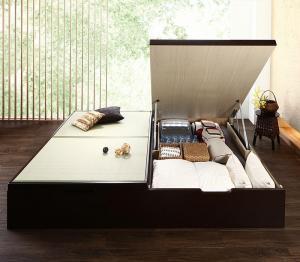 チャンピオン シングルベッド 一人暮らし フレームのみ 跳ね上げ式ベッド ガス圧 ベッド下 収納付き 大容量 国産 日本製 畳ベッド 硬め 布団対応 布団 半額品 Sylvaniatownshippolice Com