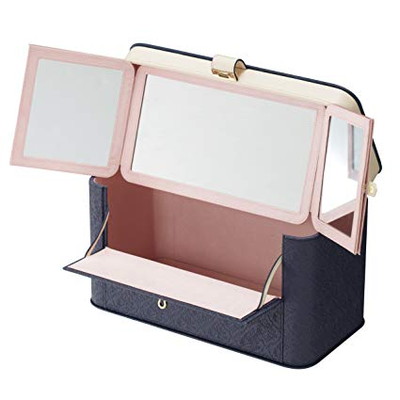 化粧品 収納 姫系 かわいい メイクボックス コンパクト 化粧 バニティ 送料無料 お買い得品 コスメボックス メイク