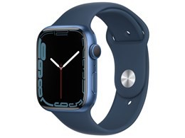 ★アップル / APPLE Apple Watch Series 7 GPSモデル 45mm MKN83J/A [アビスブルースポーツバンド]