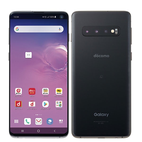 SIMフリー au SCV41 Galaxy S10 プリズムブラック Bランク スマホ 本体 android 中古 送料無料 保証あり 白ロム scv41bk7mtm