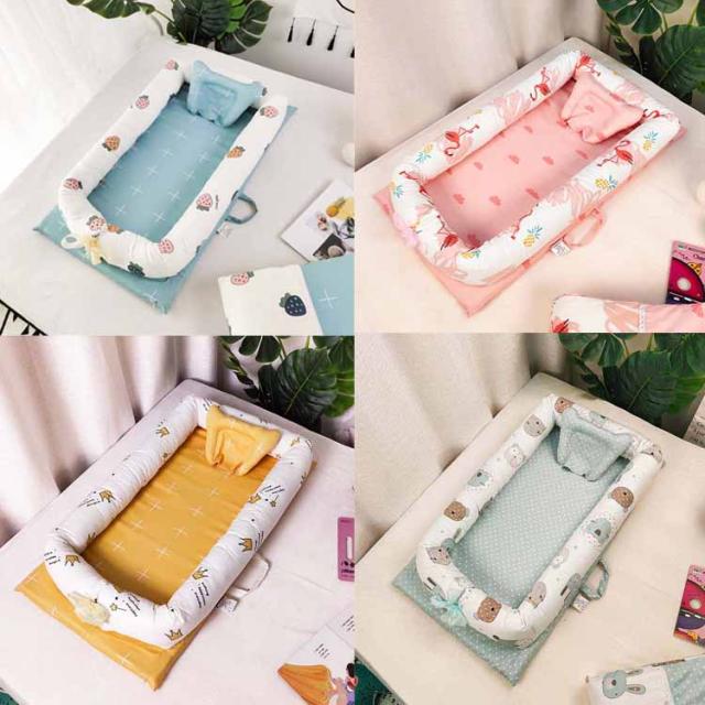 配送員設置送料無料 ベッドインベッド 新生児 赤ちゃん ベビー布団 添い寝ベッド 枕付き 柔らかい 出産準備 出産祝い 13種類 セール30 Off Startbook Com Br