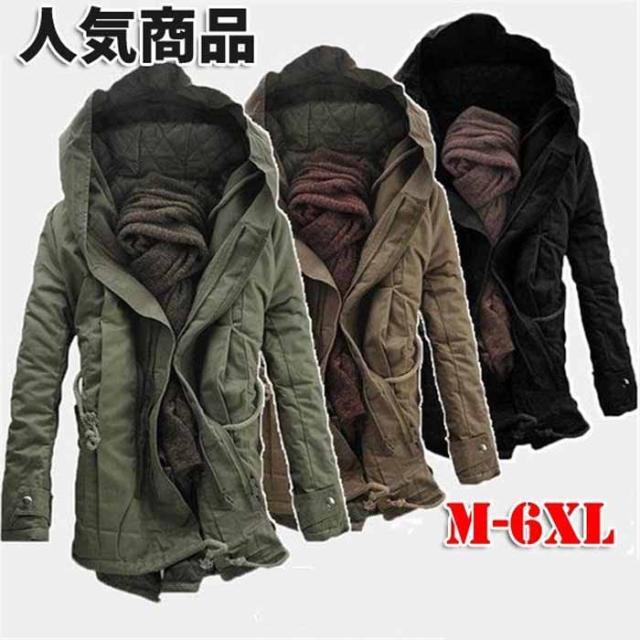 新入荷 新作 ミリタリーコート メンズ 中綿コート ミリタリージャケット カーゴ風コート ロングコート フード付き 冬アウター 紳士服 防寒着 M 6 全ての Www Endocenter Com Ua
