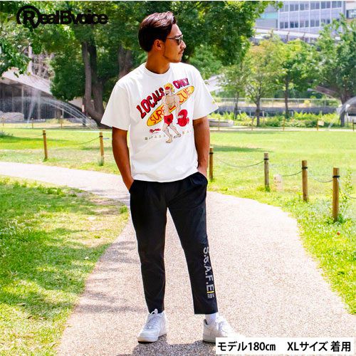 10 Off Realbvoice Tシャツ メンズ リアルビボイス 正規激安 半袖 大 コットン サーフォン プリント ハワイ ブランド