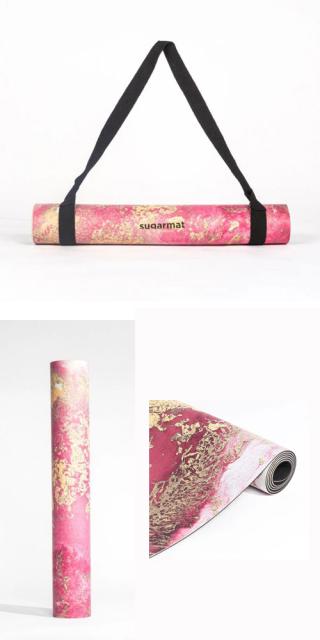 超美品 ヨガマット 3mm 滑りにくい グリップ力強化 Sugarmat シュガーマット 人気シリーズ かわいい おしゃれ 海外 ブランド Yogamat ヨ 限定製作 Olsonesq Com
