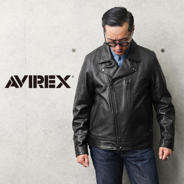 楽天 Avirex アビレックス Sheep Skin ダブルブレスト ライダースジャケット アビレックス Cx 革ジャン メンズ アウター 革ジャン ダブルライダースジャ ミツセムラ b15 Obana Masahiro Jp