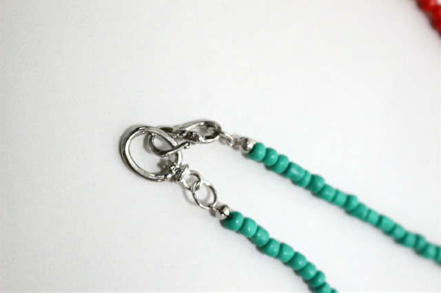 ネックレス メンズ ビーズ ビーズネックレス シンプル ロング カラー