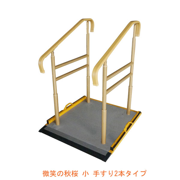 送料無料 き ベストサポート手すり 微笑の秋桜 小 手すり2本タイプ 633 012 シコク 屋外 手すり 玄関 昇降 転倒防止 介護用品 送料無料 Sinviolencia Lgbt