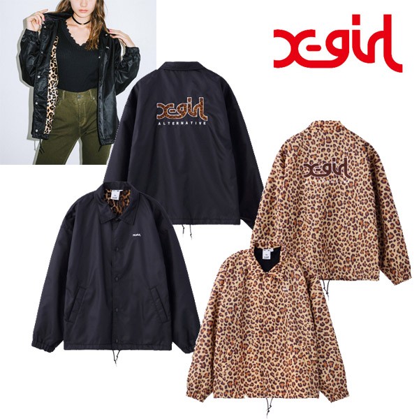 クリアランス エックスガール X Girl ジャケット Patch Coach Jacket 21春夏