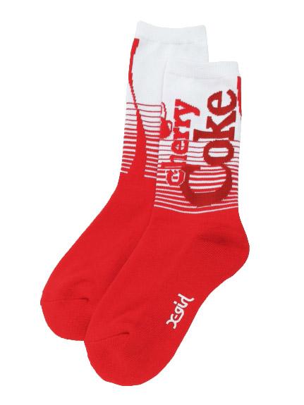 ポスト投函 送料300円 エックスガール X Girl コラボ コカ コーラ ソックス 靴下 Coca Cola Drink Socks レッド バーガンディ の通販はau Pay マーケット Spoon 商品ロットナンバー