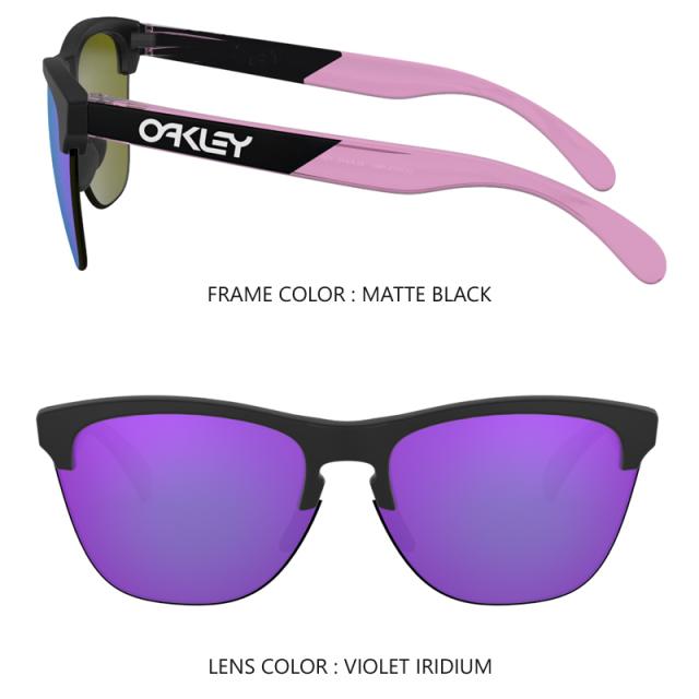 国内配送 オークリー サングラス フロッグスキン ライト クリスタライン コレクション Oo9374 1863 Matte Black Violet Iridium Usモデル コンビニ受取対応商品 Centrodeladultomayor Com Uy