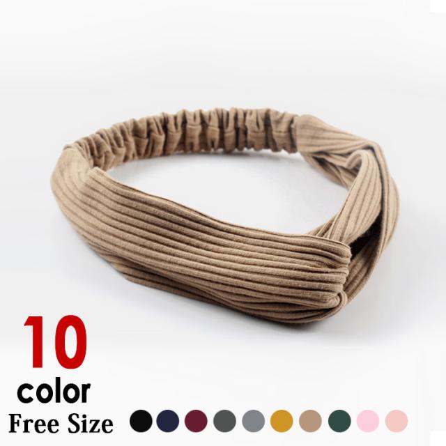 Offクーポン適用 ヘアバンド レディース ヘアターバン 洗顔 お風呂上がり スポーツ ヨガ 汗止め ツイスト クロス